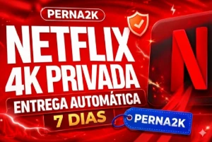 Conta Netflix Plano Premium + Bônus 7D = Tela Privada - Assinaturas e Premium