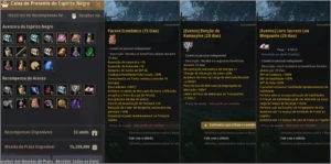 Ninja Full Life Skill + Faca Açogueiro Pen + COME! - Black Desert
