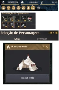 Ninja Full Life Skill + Faca Açogueiro Pen + COME! - Black Desert