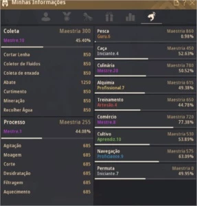 Ninja Full Life Skill + Faca Açogueiro Pen + COME! - Black Desert