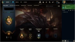 CONTA LOL SMURF GOLD - League of Legends