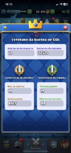 Conta Clash Royale lvl 44