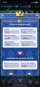 Conta Clash Royale lvl 44