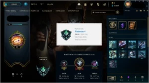 CONTA 27K IP PLATINA IV - League of Legends LOL