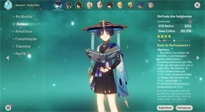 Scaramouche + Sinfonia AR 18 - Genshin Impact