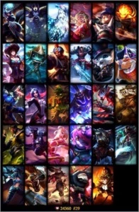 CONTA LEAGUE OF LEGENDS GOLD V / VARIOS CHAMPS E SKINS LOL