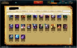 CONTA LEAGUE OF LEGENDS GOLD V / VARIOS CHAMPS E SKINS LOL