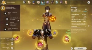 CONTA GENSHIN IMPACT /AR 52/ KEQING/MONA/ZHONGLI+1/ N.A.