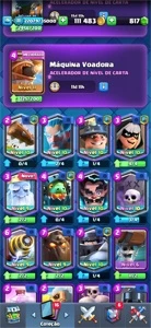 CONTA CLASH ROYALE NIVEL 11 COM 800 GEMAS