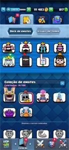 CONTA CLASH ROYALE NIVEL 11 COM 800 GEMAS