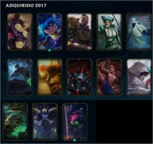 Conta PLATINA 4 FULL SKIN - League of Legends LOL