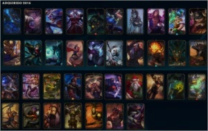 Conta PLATINA 4 FULL SKIN - League of Legends LOL
