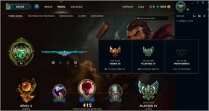 Conta PLATINA 4 FULL SKIN - League of Legends LOL