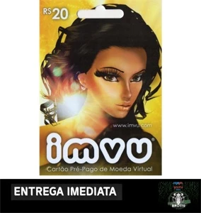IMVU - Cartão Pré-Pago R$ 20 Reais