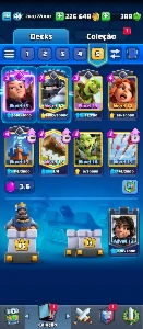 Conta de Clash Royale arena 18