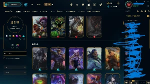 conta com 419 skin de lol - League of Legends