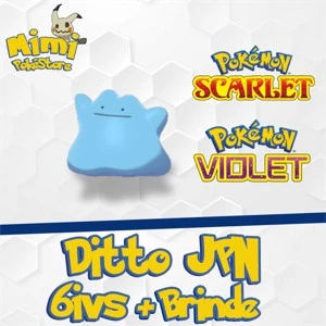 Ditto Japonês Jpn Shiny 6ivs + Brinde Pokémon Scarlet Violet - Others