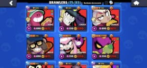 Conta Brawl stars muito bem upada, detalhes na descrição