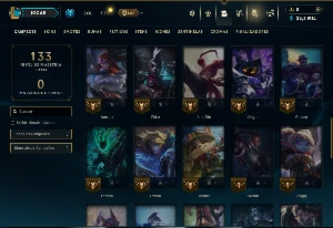 Prata 3 com 50 Champs e 9 Skins - League of Legends LOL