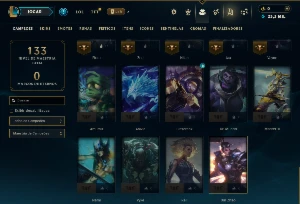 Prata 3 com 50 Champs e 9 Skins - League of Legends LOL