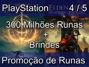 Elden Ring - 300 Milhões de Runas + Brindes - Ps4/Ps5