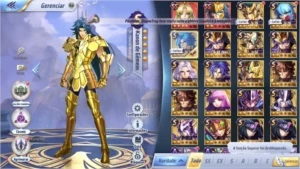 SAINT SEIYA AWAKENING - COM GEMAS AVANÇADAS E LIVROS SSA