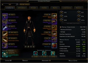 Conta Neverwinter com Celestial weapon - End-game - Perfect World PW
