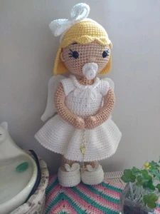 Anjinha Baby da Artesanato Flor de Lis - Artesanato e Personalizados