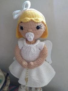 Anjinha Baby da Artesanato Flor de Lis - Artesanato e Personalizados