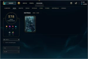 Conta Diamante +250 Skins - League of Legends LOL