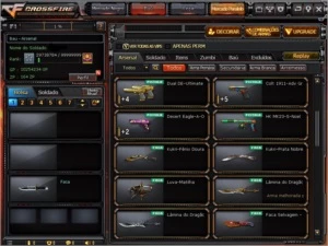 Conta Crossfire (CF/BR) 7 vips, L.A SWAT e várias M.N.