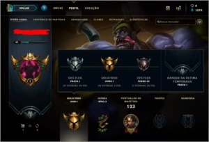 CONTA LOL SMURF (GOLD 1) - League of Legends