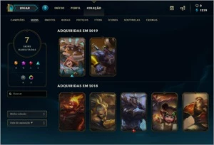 CONTA LOL SMURF (GOLD 1) - League of Legends