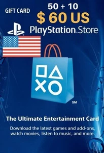 Cartão Playstation Psn Card Americano $ 180 - Gift Cards