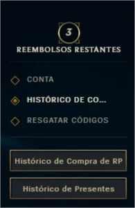 CONTA OURO III LOL - League of Legends