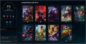 Conta Platina IV -126 champs - 46 skins - League of Legends LOL