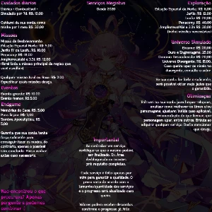 Serviços Megistus - Honkai Star Rail