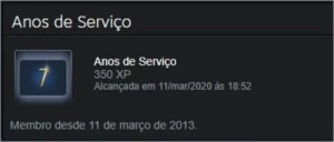 Steam 182 jogos LVL 83