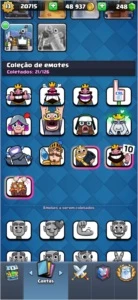 CONTA CLASH ROYALE EXP 13 - 19 CARTAS FULL