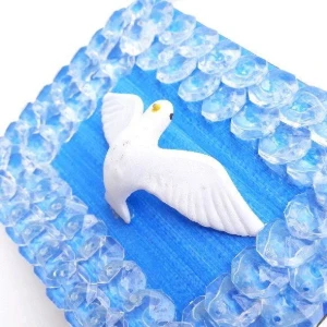 Enfeite de Parede Divino Brilhante - Artesanato e Personalizados