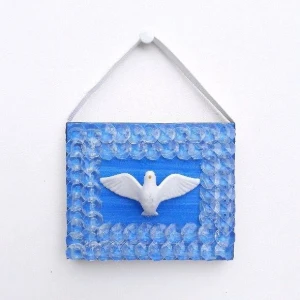 Enfeite de Parede Divino Brilhante - Artesanato e Personalizados