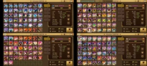 Summoners War Global com Tiana Verad Rica Psama Leo