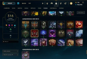 Vendo Conta De Lol De 2013 / Conta Relíquia / Elo Mestre - League of Legends