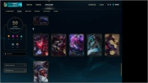 conta de lol lvl 50 77champions +skins - League of Legends