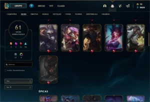 Conta league of legends Gold 1 LOL