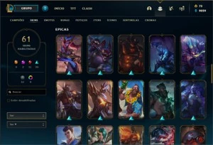 Conta league of legends Gold 1 LOL