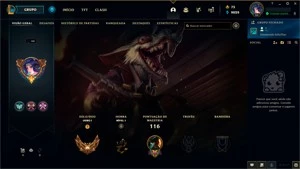 Conta league of legends Gold 1 LOL