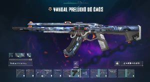 Conta valorant com varias skins e faca vct