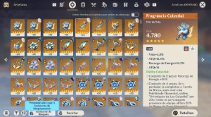 Genshin Impact META |AR60|41xT5|17 Armas T5| +111 Giros |+90