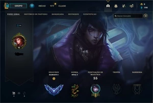 CONTA DIAMANTE 1 League of Legends LOL